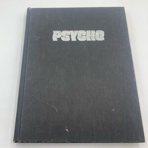 Vintage Alfred Hitchcock “PSYCHO” Hardcover Film Book (1974, Universe Books)